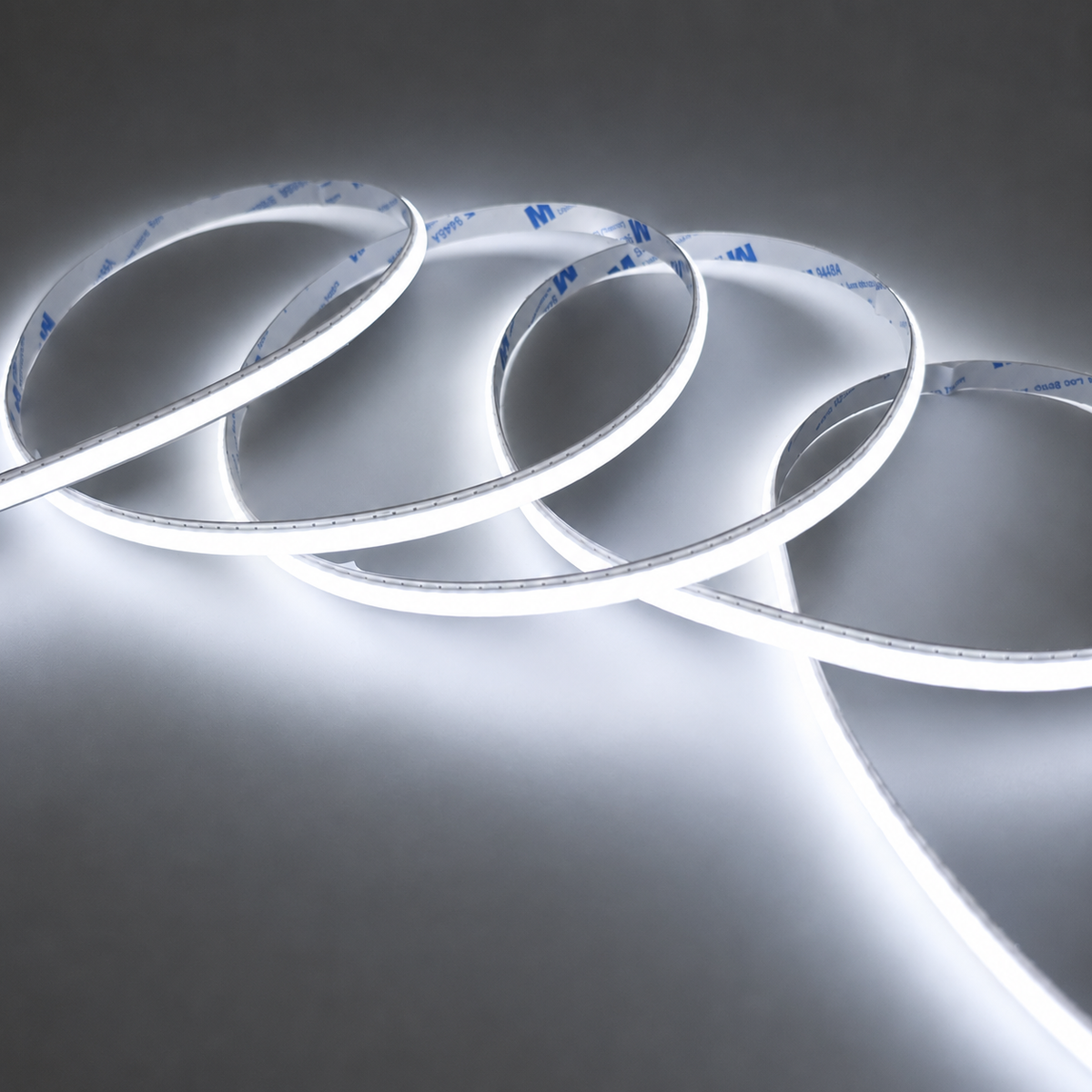 Bandă LED COB îngustă, de 0,8 cm, potrivită pentru montaj în profil de aluminiu