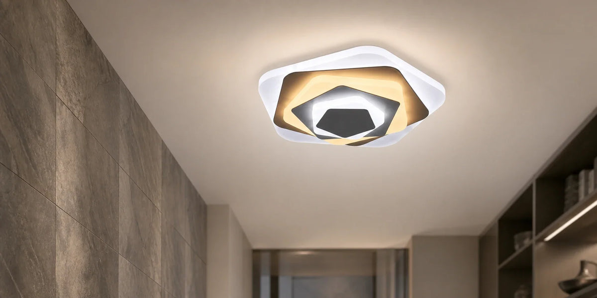 Lustra LED SIENA 40W, Diametru 23cm, lumina Rece/Calda/Neutra, Alb, imaginea 6