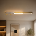Lustra LED Reglabil FISSO Camilla, 66W, lumina Rece/Calda/Neutra, Auriu Lucios
