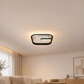 Lustra LED VICTORIA 19W, Patrata, lumina Rece/Calda/Neutra, Negru, Alb