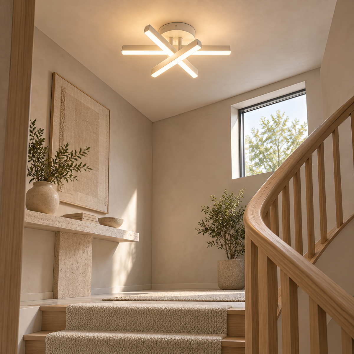 Lustra LED Diego, 26W, Alb, Metal, Lumina Rece/Calda/Neutra, imaginea 9