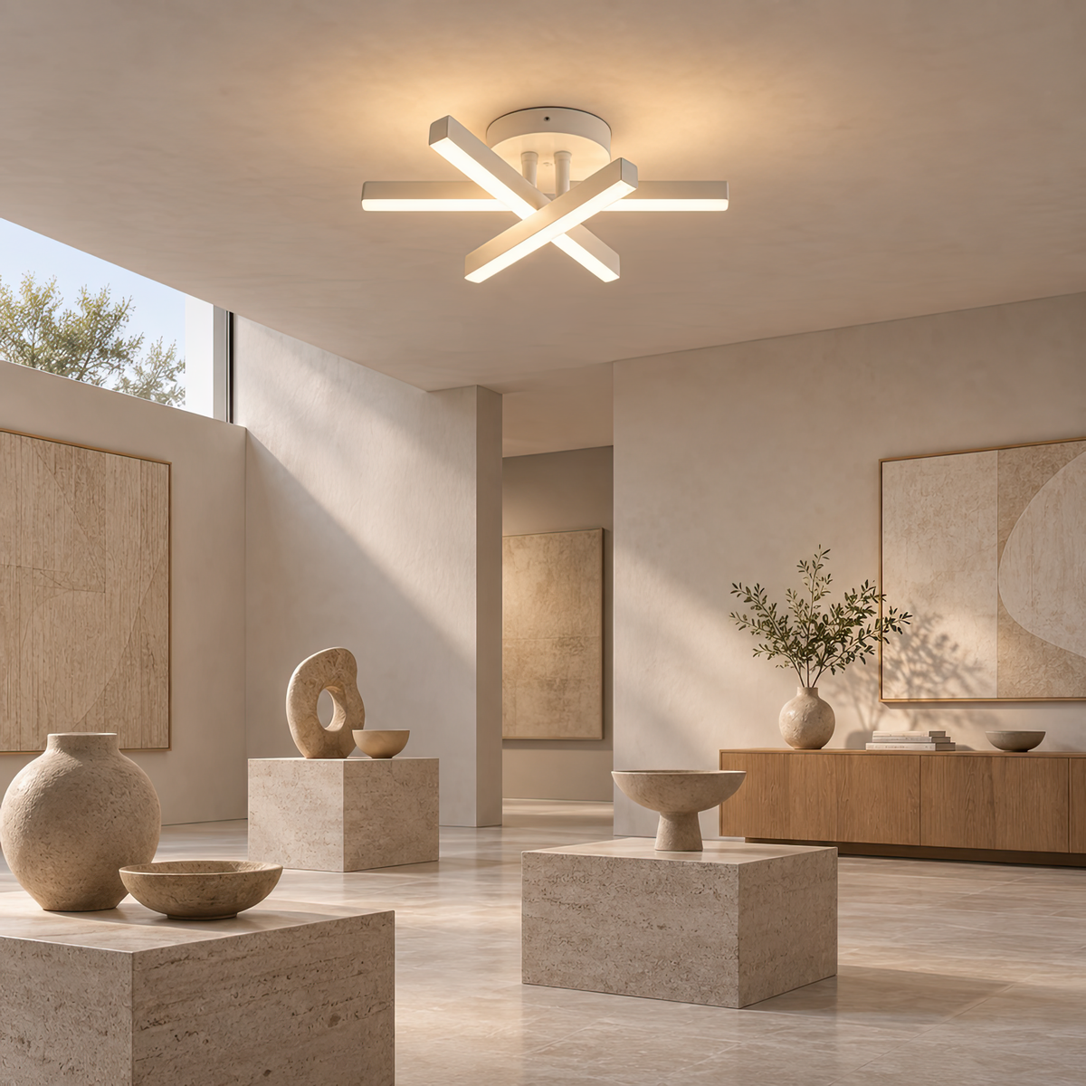 Lustra LED Diego, 26W, Alb, Metal, Lumina Rece/Calda/Neutra, imaginea 10