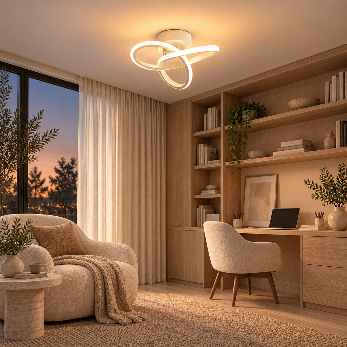 Lustra LED VERTEX Infinitum 13W, Lumina Rece/Calda/Neutra, Alb, imaginea 12
