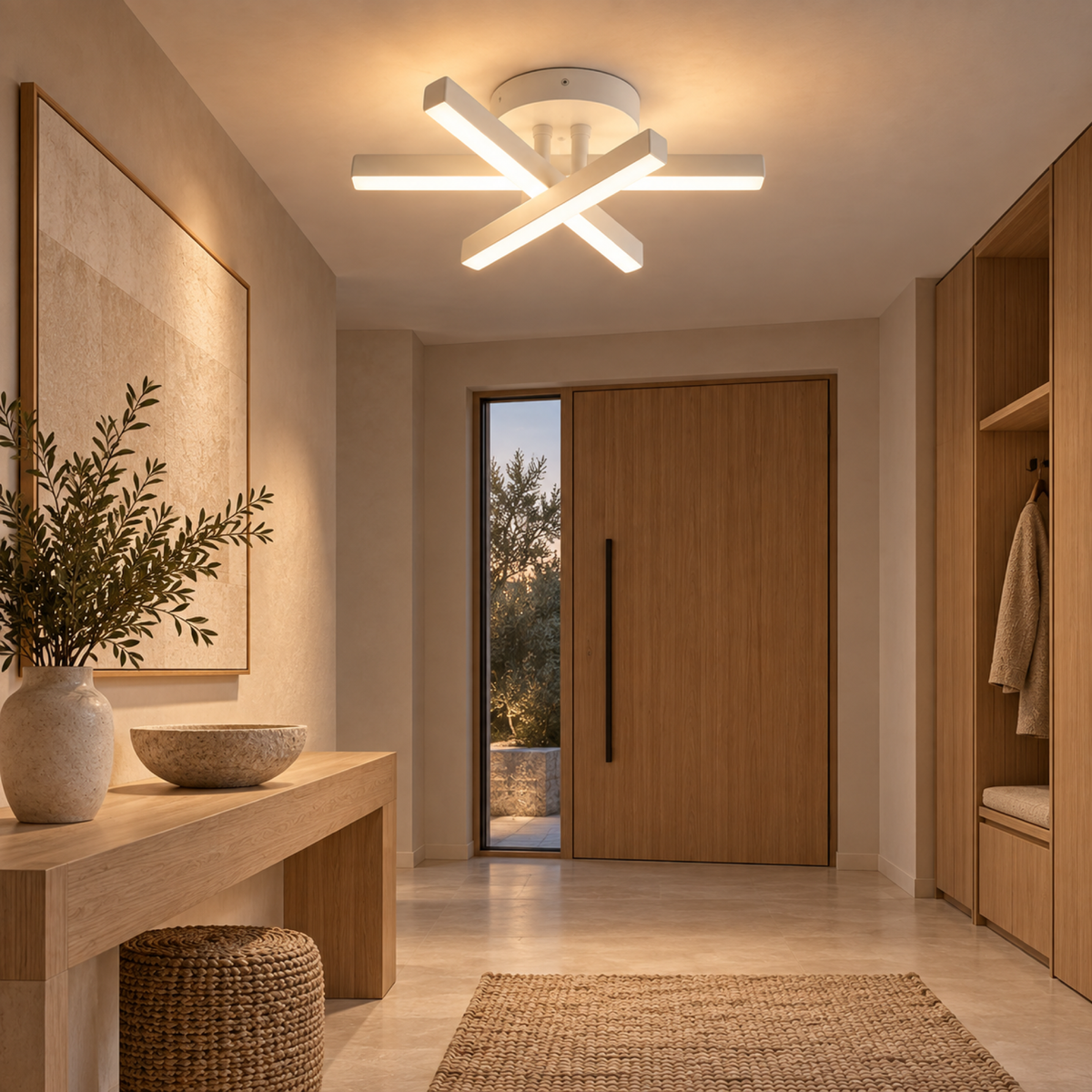 Lustra LED Diego, 26W, Alb, Metal, Lumina Rece/Calda/Neutra, imaginea 13