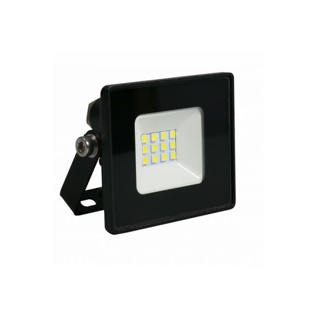 Proiectoare LED 10W 6000K IP65 220-230V 12 surse Carcasa Negra Metalica, imaginea 3