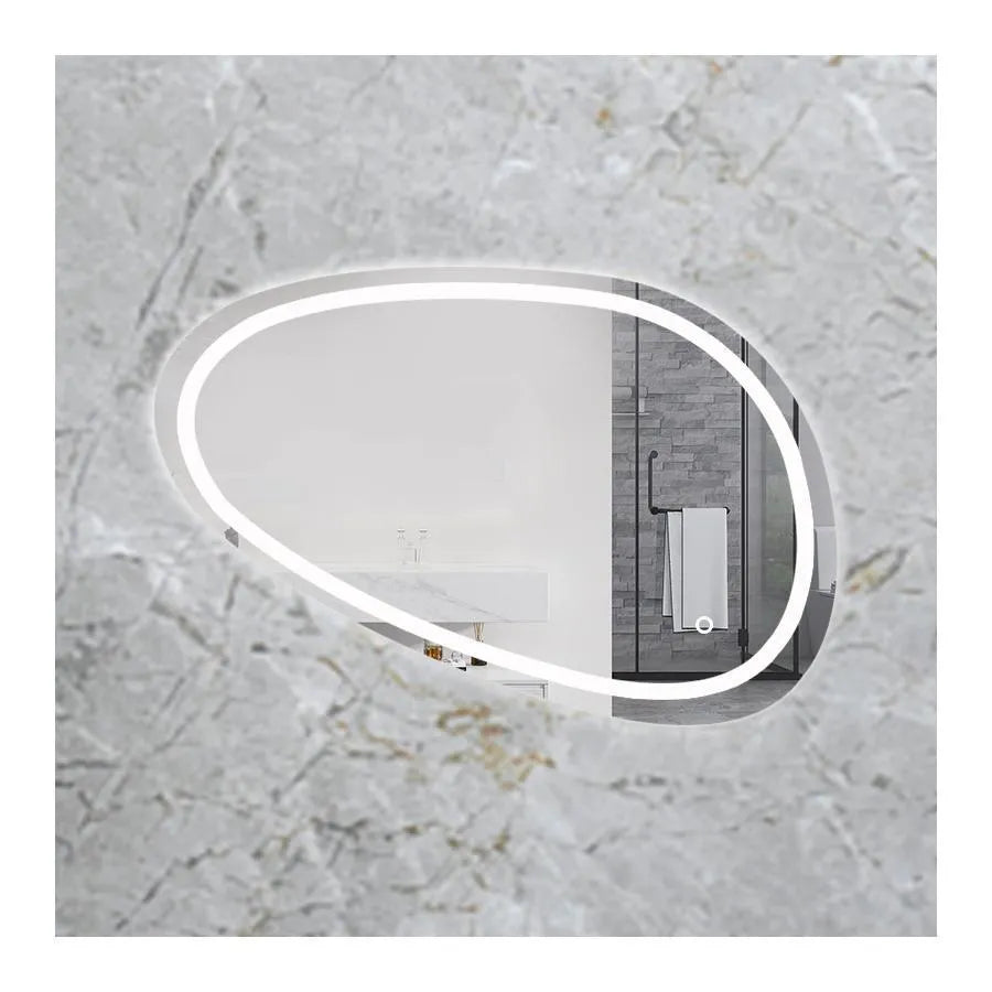 Oglinda LED, 80x45cm, Disegno Touch Marcello, Sistem Dezaburire, Dimabila