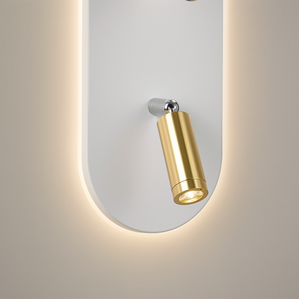Lustra LED Reglabil FISSO Camilla, 66W, lumina Rece/Calda/Neutra, Auriu Lucios, imaginea 2