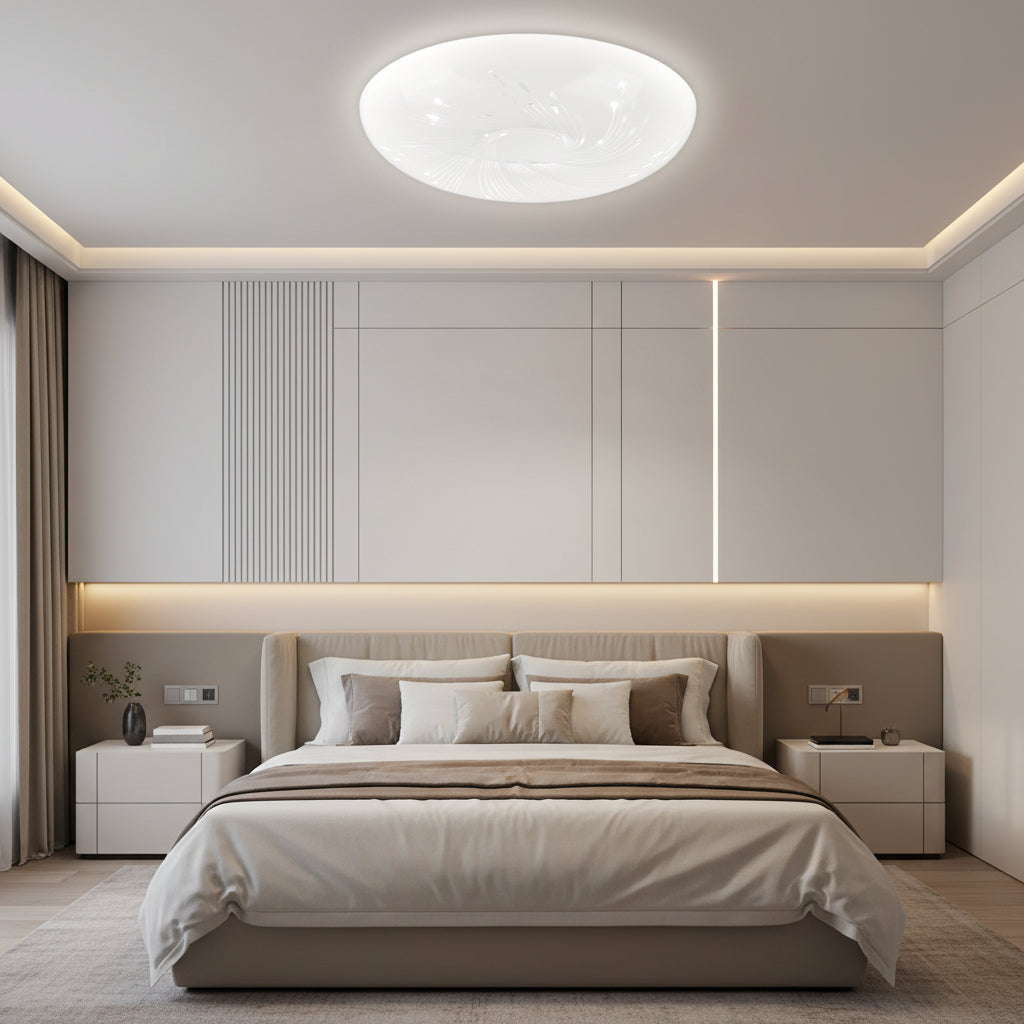 Plafonieră LED 35 cm, 31W, 3000K / 4000K / 6000K, Alb, Metal si Acril PL157/35