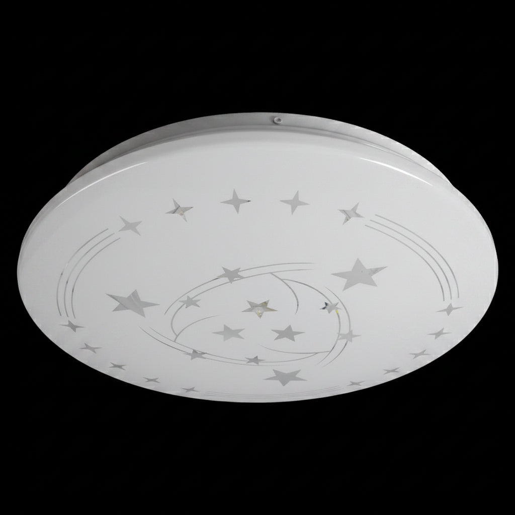 Plafonieră LED Stele 35 cm, 31W, 3000K / 4000K / 6000K, Alb, Metal si Acril