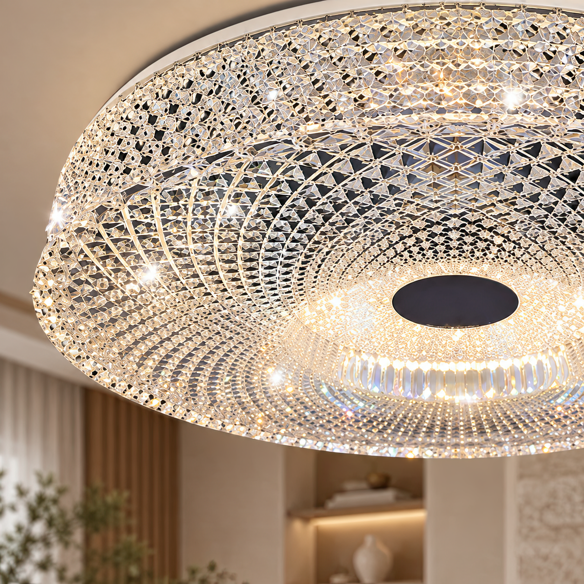 Lustra LED RADIAN Nobile, 43W, Diametru 39.5 cm, Lumina Calda/Neutra/Rece, Alb