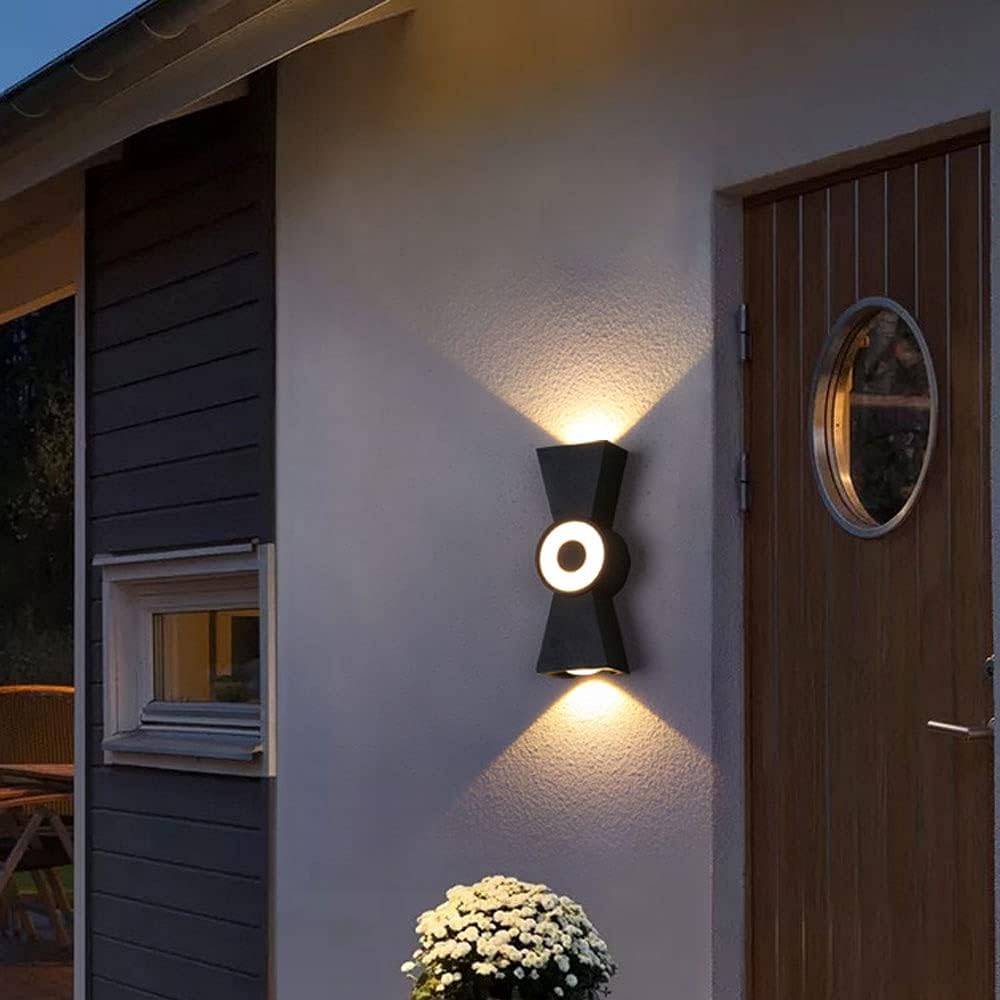 Aplica LED de Exterior AX161, 7W, Metal, Negru, imaginea 2