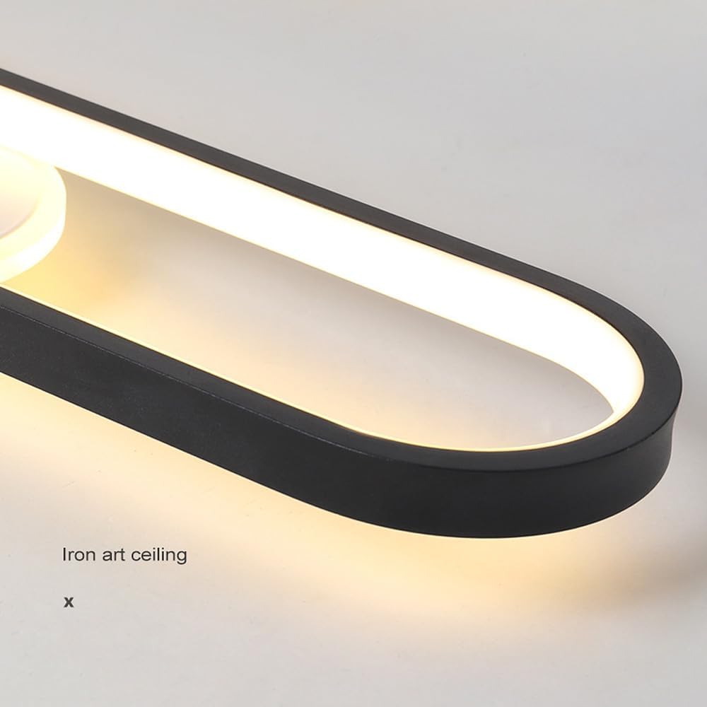 Lustra LED Reglabil FISSO Camilla 69W, lumina Rece/Calda/Neutra, Negru, imaginea 8