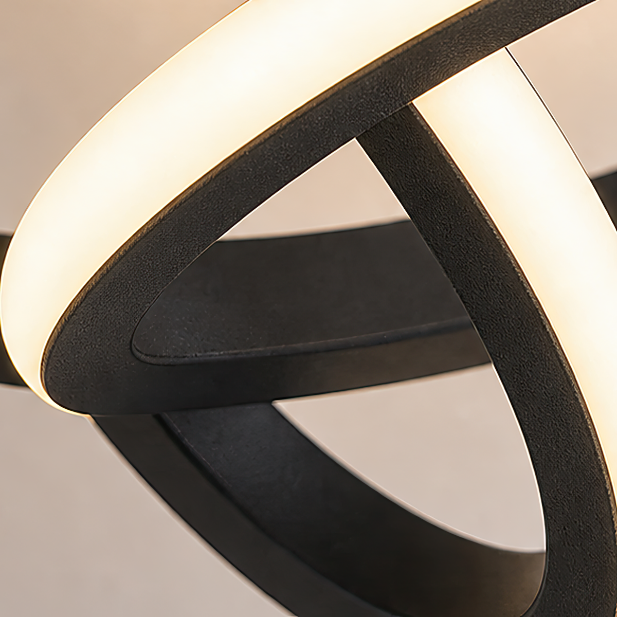 Lustra LED VERTEX Infinitum 13W, Lumina Rece/Calda/Neutra, Negru, imaginea 6