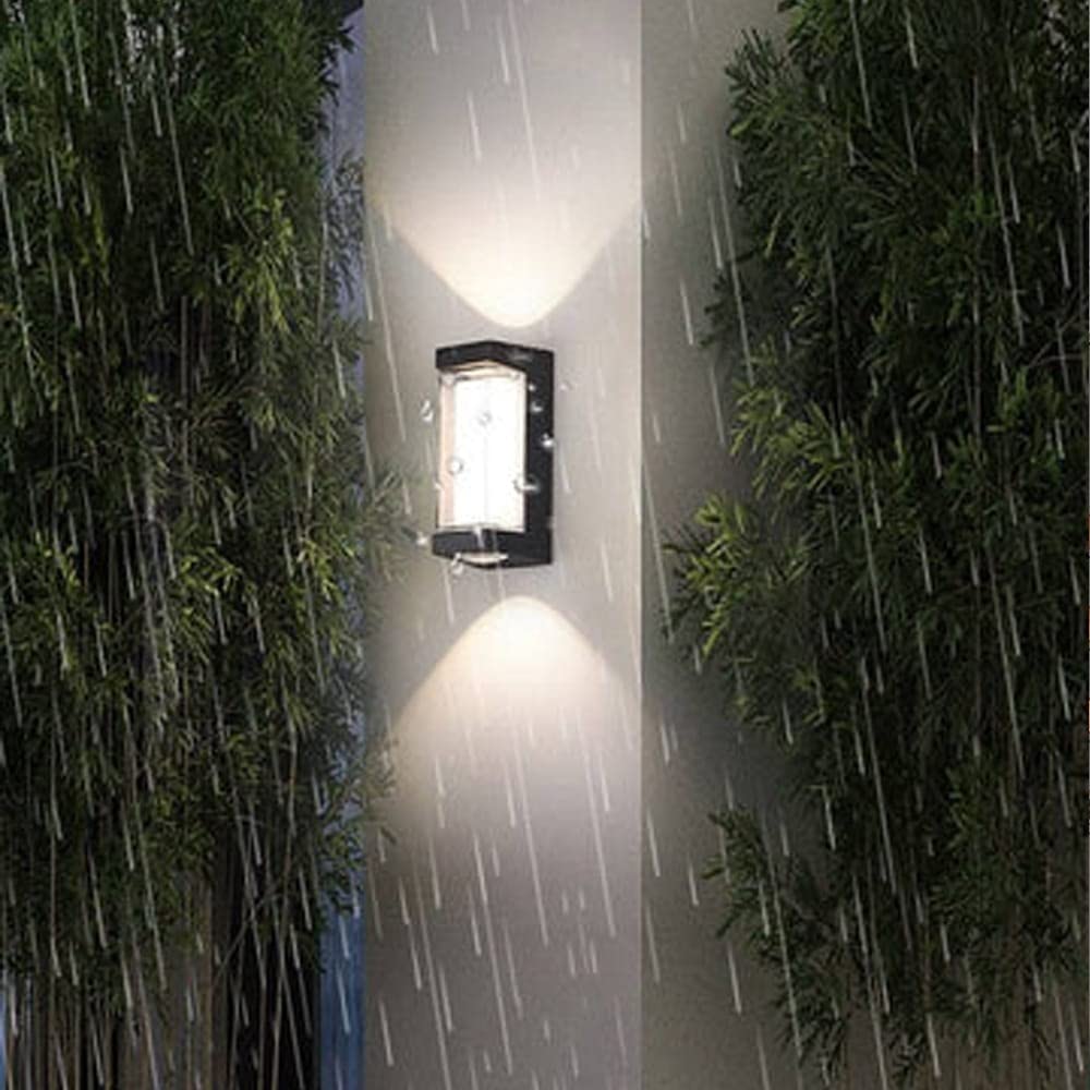 Aplica LED AX217 de Exterior si Interior, 2 Surse x 10W, Metalic, Negru, 3000K, imaginea 3