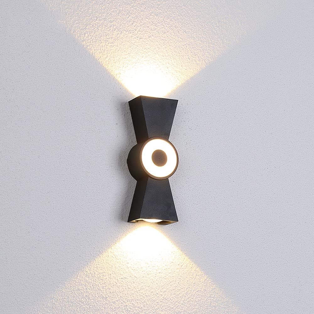 Aplica LED de Exterior AX161, 7W, Metal, Negru, imaginea 1