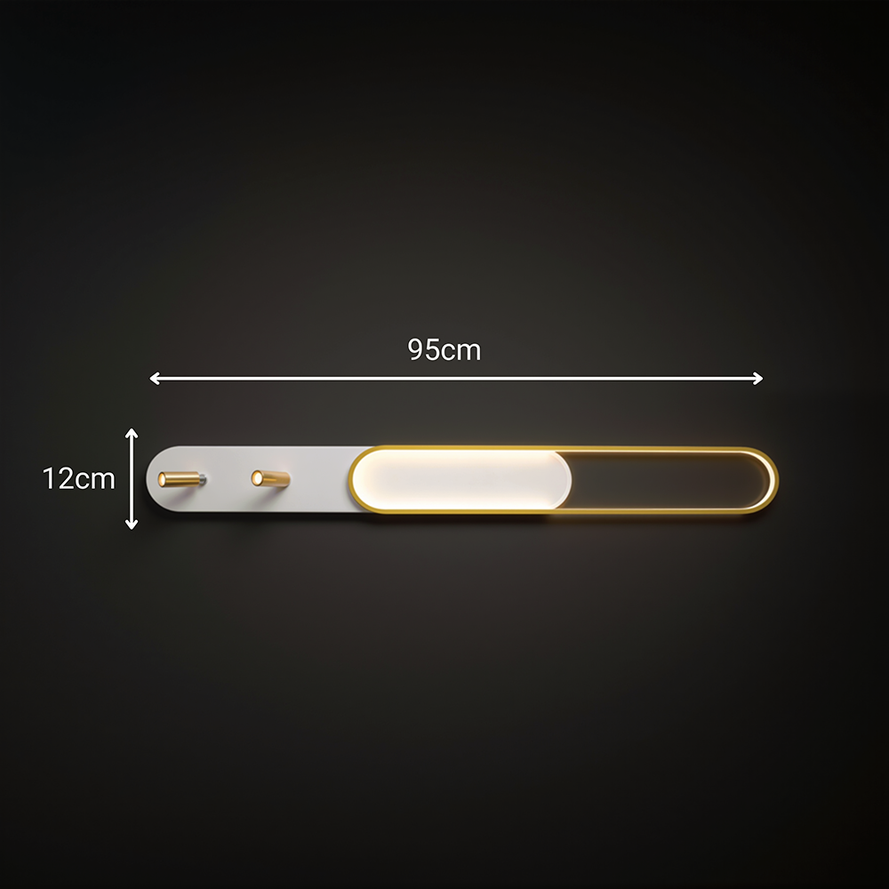 Lustra LED Reglabil FISSO Camilla, 66W, lumina Rece/Calda/Neutra, Auriu Lucios, imaginea 4