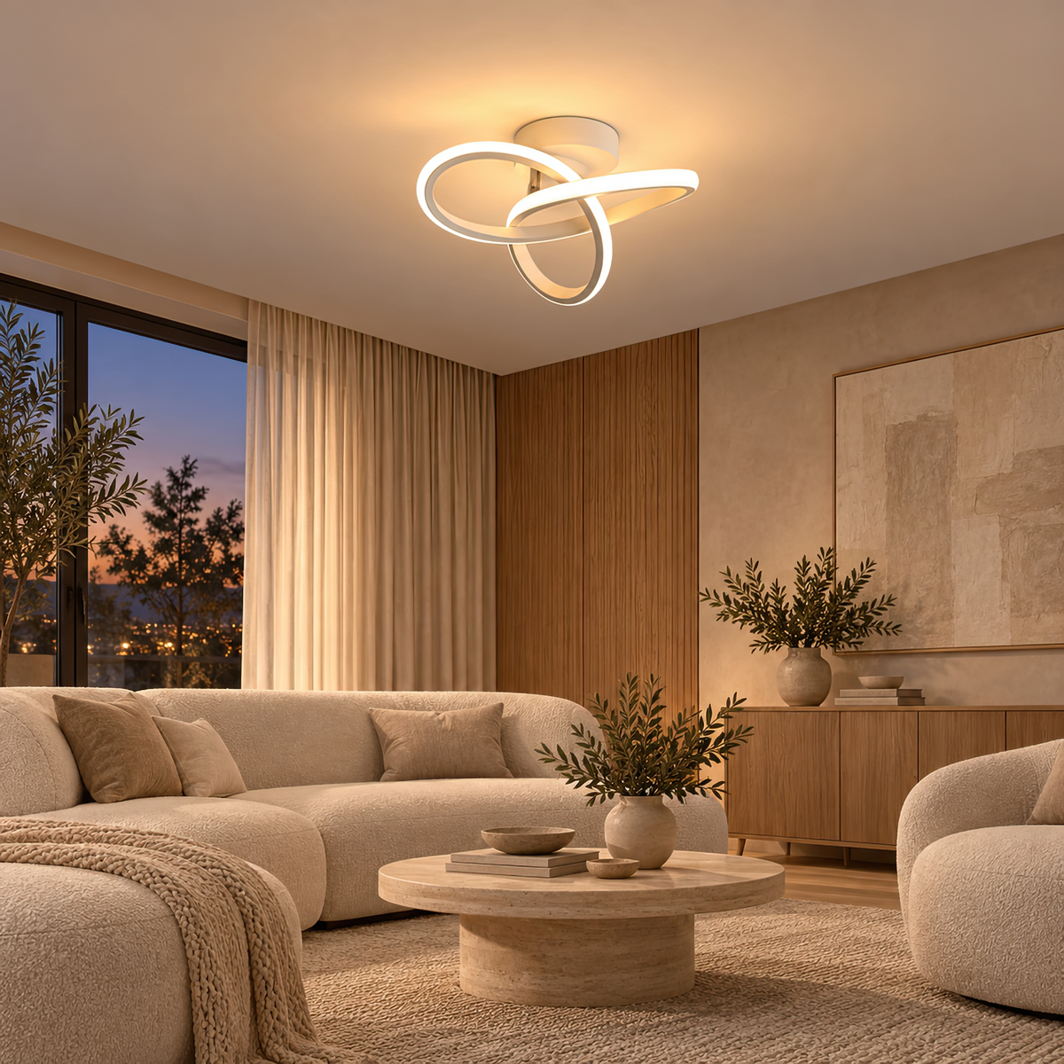 Lustra LED VERTEX Infinitum 13W, Lumina Rece/Calda/Neutra, Alb, imaginea 7