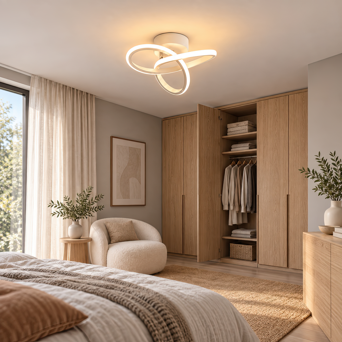 Lustra LED VERTEX Infinitum 13W, Lumina Rece/Calda/Neutra, Alb, imaginea 8