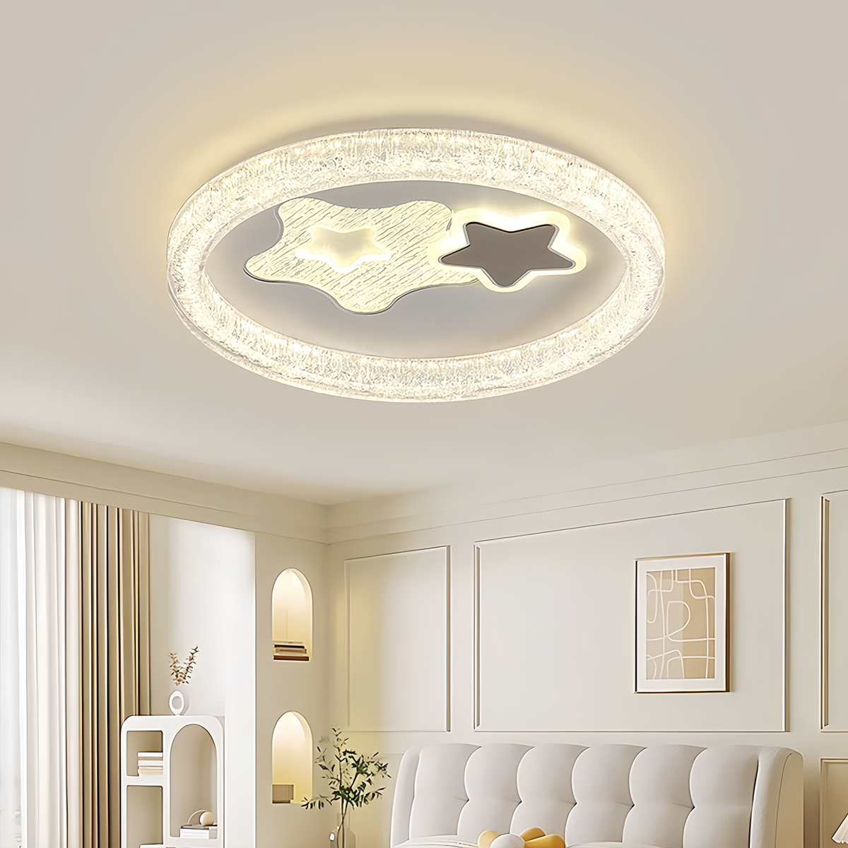 Lustra LED SKYForma Nexen, 61W, lumina Rece/Calda/Neutra, Negru, imaginea 5