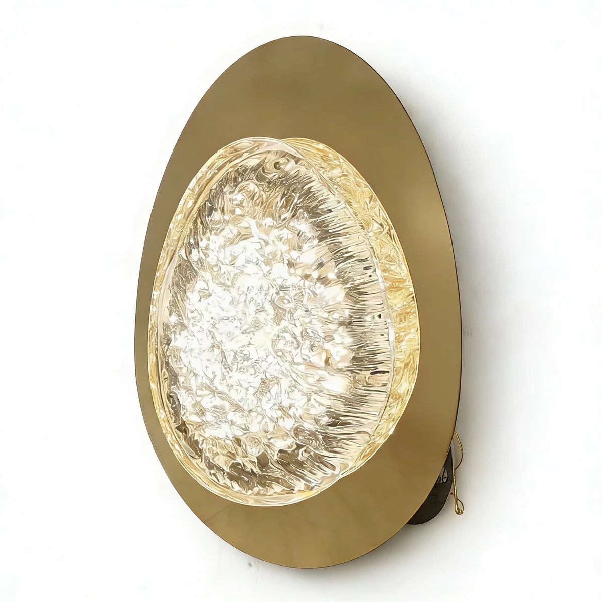 Aplica LED Decorativa GEM Lumina Rece/Neutra/Calda Auriu