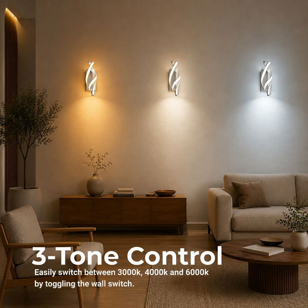 Aplica LED Reid 13W, Lumina Rece/Calda/Neutra, Alb, imaginea 3