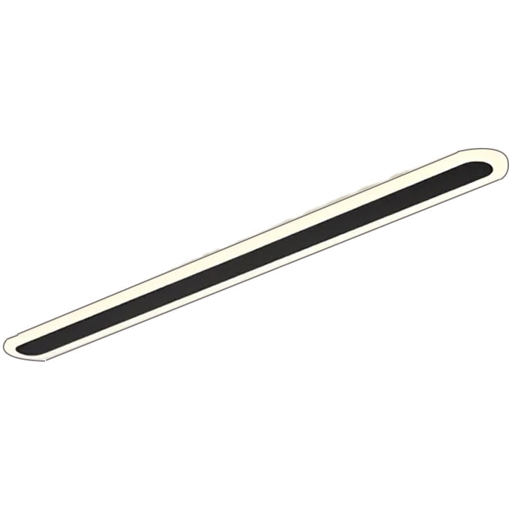 Aplica LED de Exterior SUHA, Lungime 50cm, 6W, IP65, Metal, Liniar, Negru, imaginea 2
