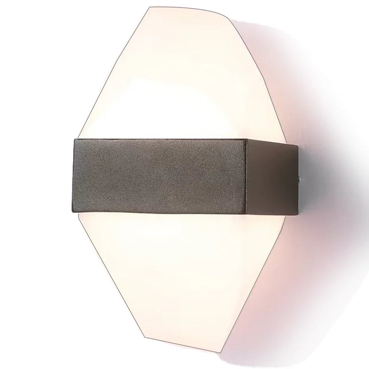 Aplica LED Exterior ICEBERG 10W Metal IP65 Negru AX211BK