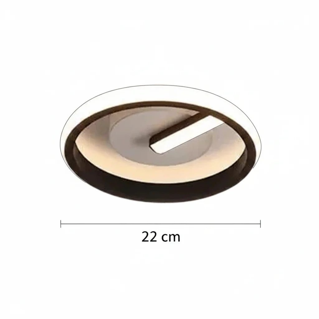 Lustra LED VICTORIA 19W, Rotunda, lumina Rece/Calda/Neutra, Negru, Alb, imaginea 5