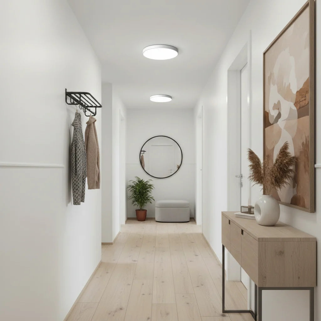 Plafoniera LED SOLIS 27cm 20W Lumina Rece, Alb, imaginea 5