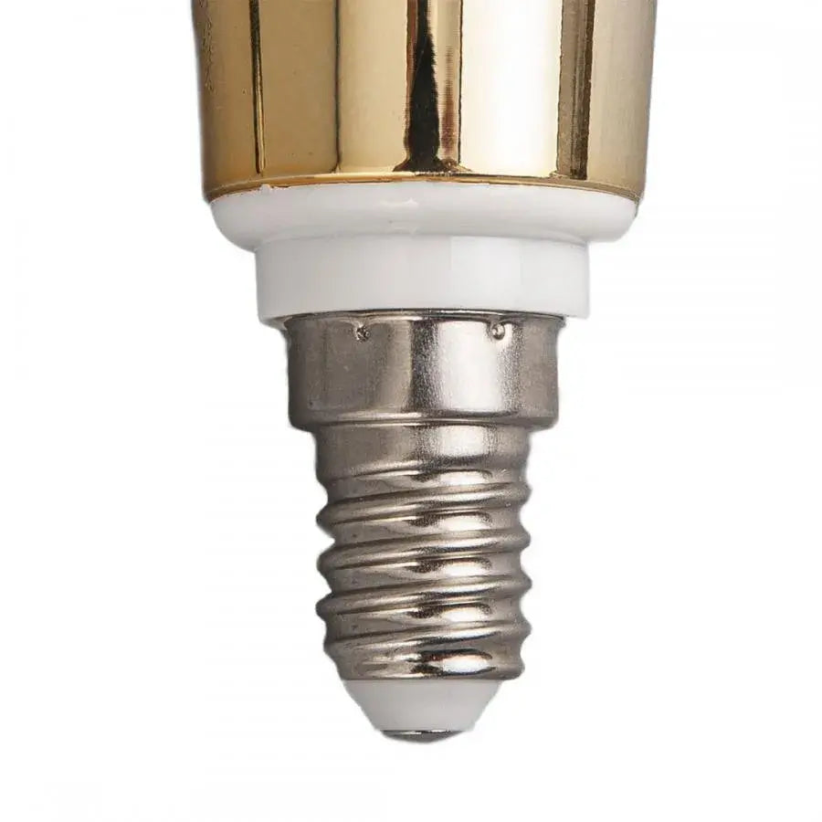 Bec LED E14 Lumanare, 9W, Lumina Rece, 6000K, Auriu, imaginea 2