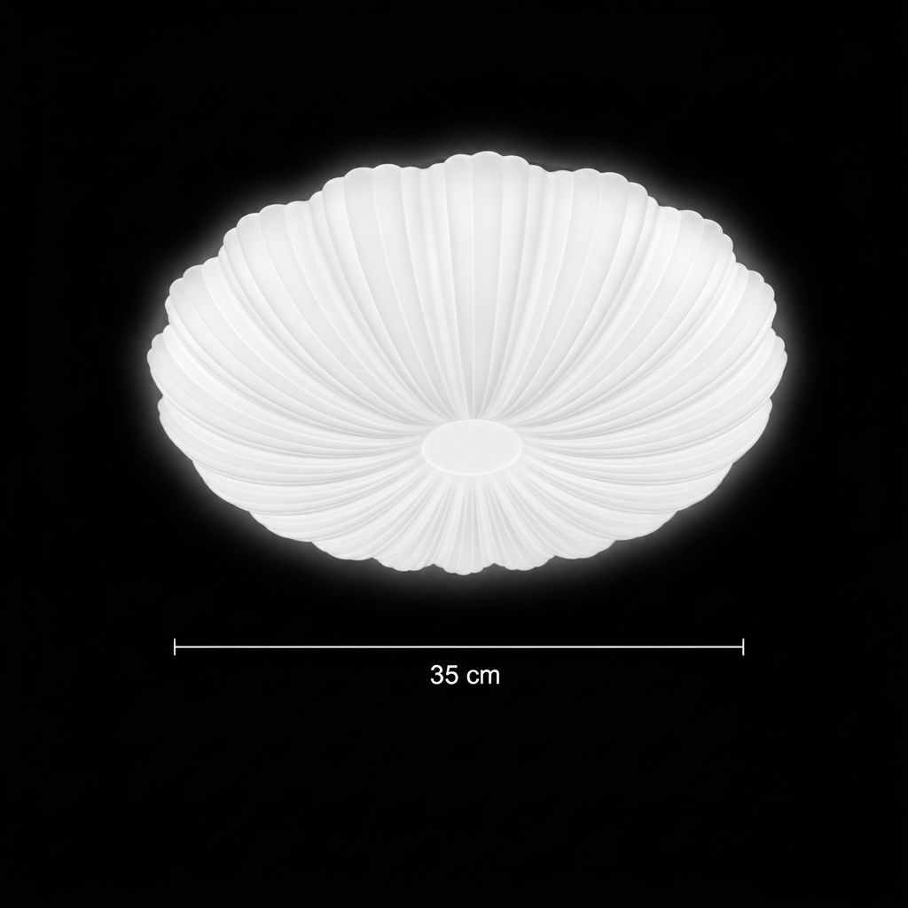 Plafonieră LED Margareta 35 cm, 31W, 3000K / 4000K / 6000K, Alb, Metal si Acril
