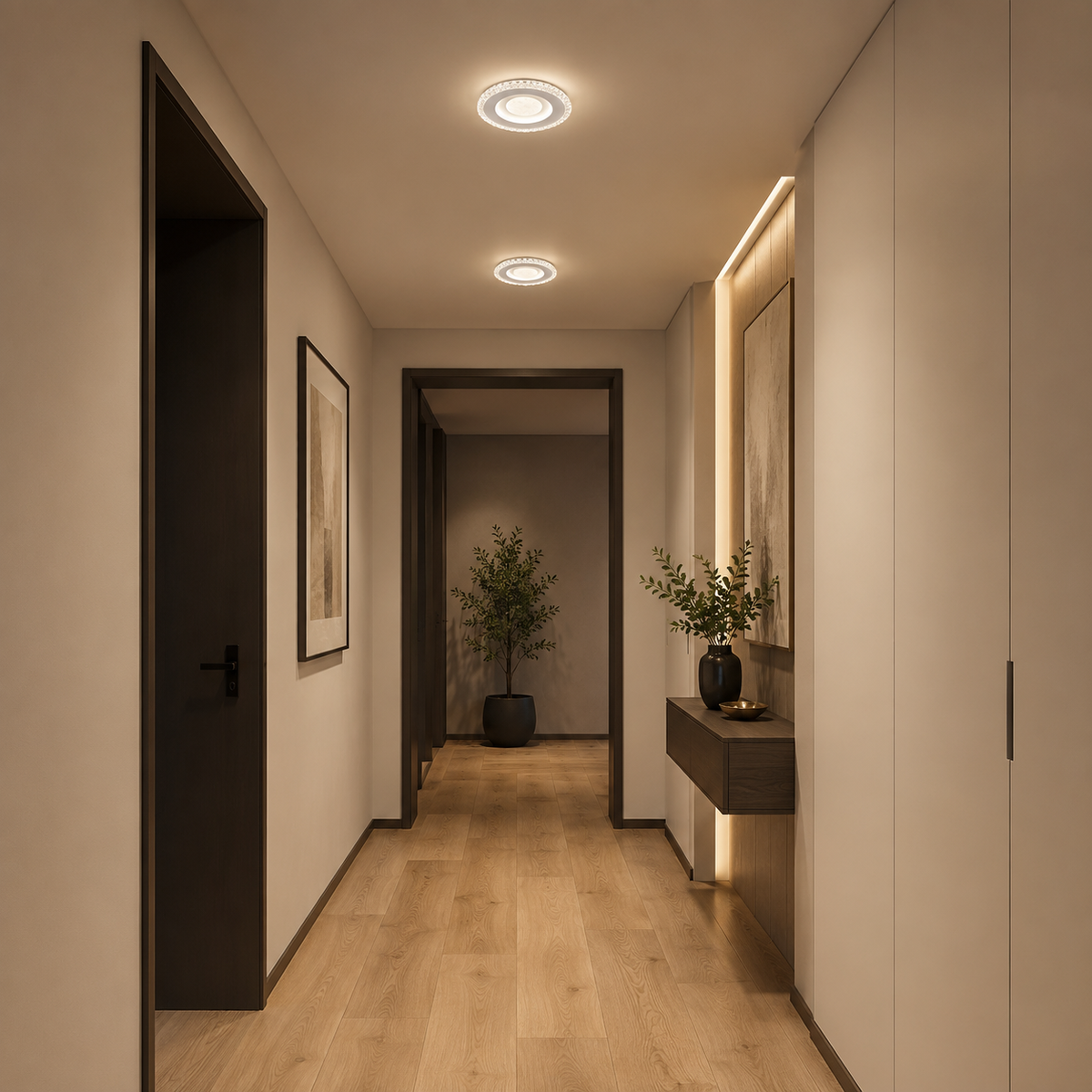 Lustra LED LL7004WH