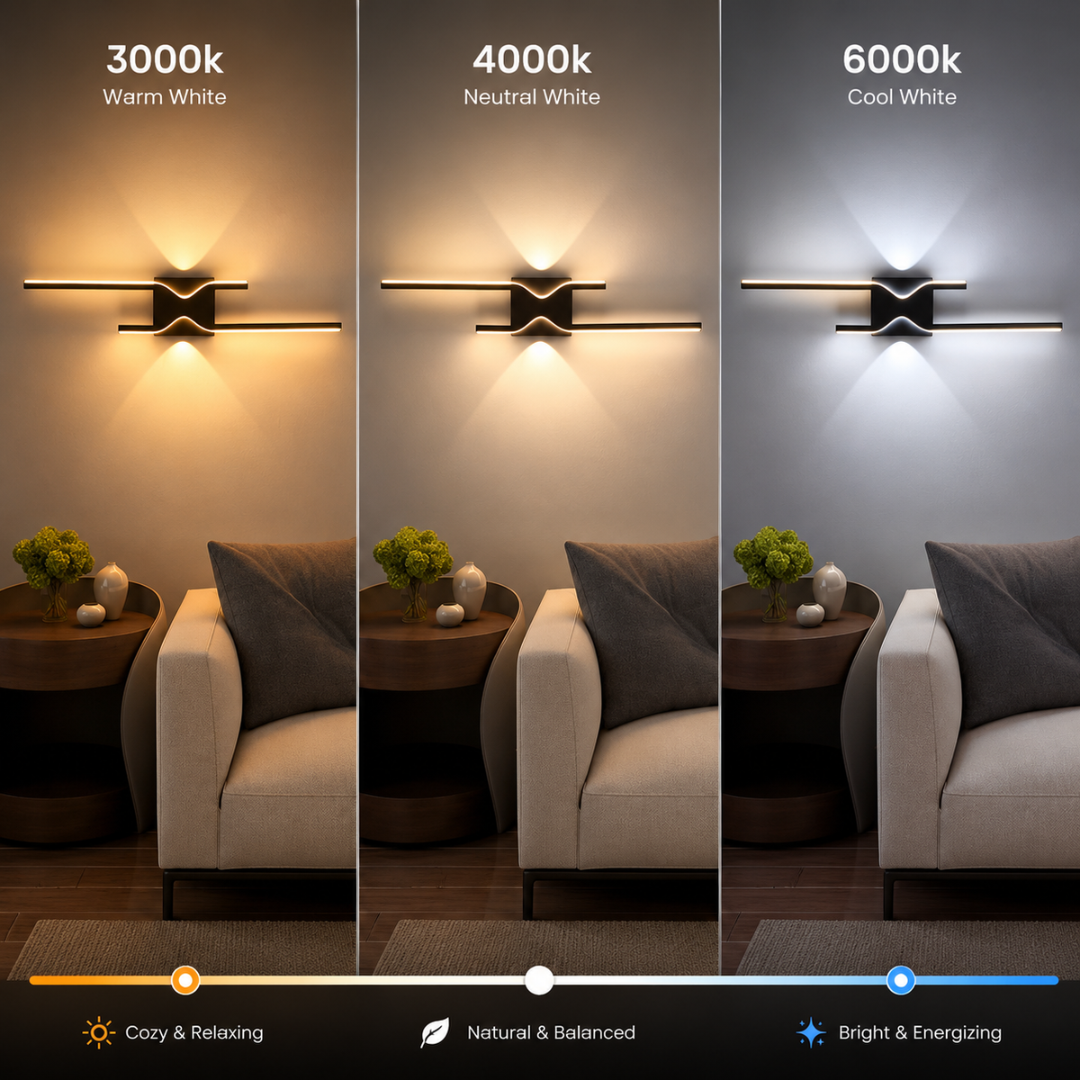 Aplica LED AL518BK