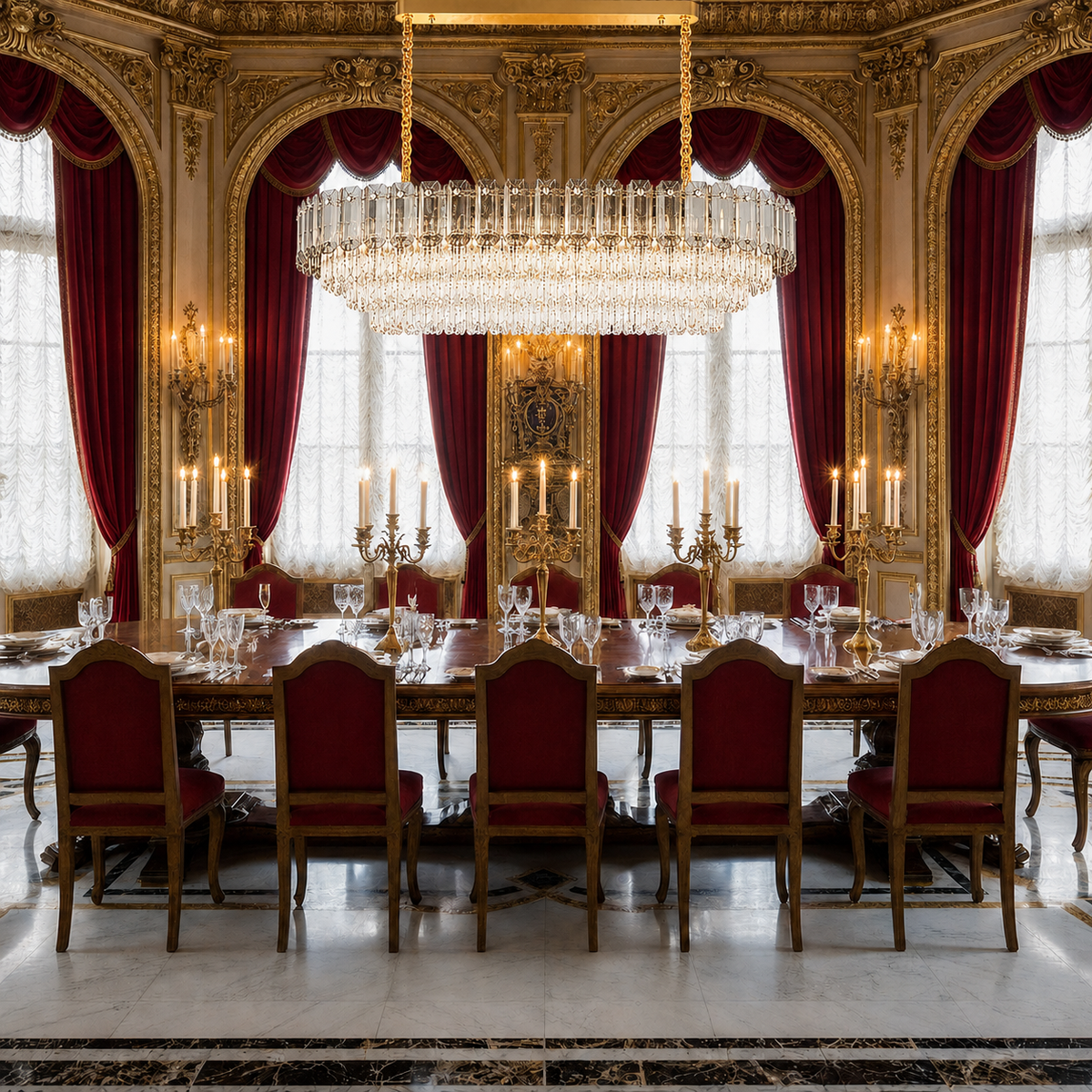 Candelabru Cristal AURUM Supremo 13xE14, Dimensiuni 85x35cm, Inaltime 41cm, Auriu Lucios, Inaltime Reglabila, Design Elegant