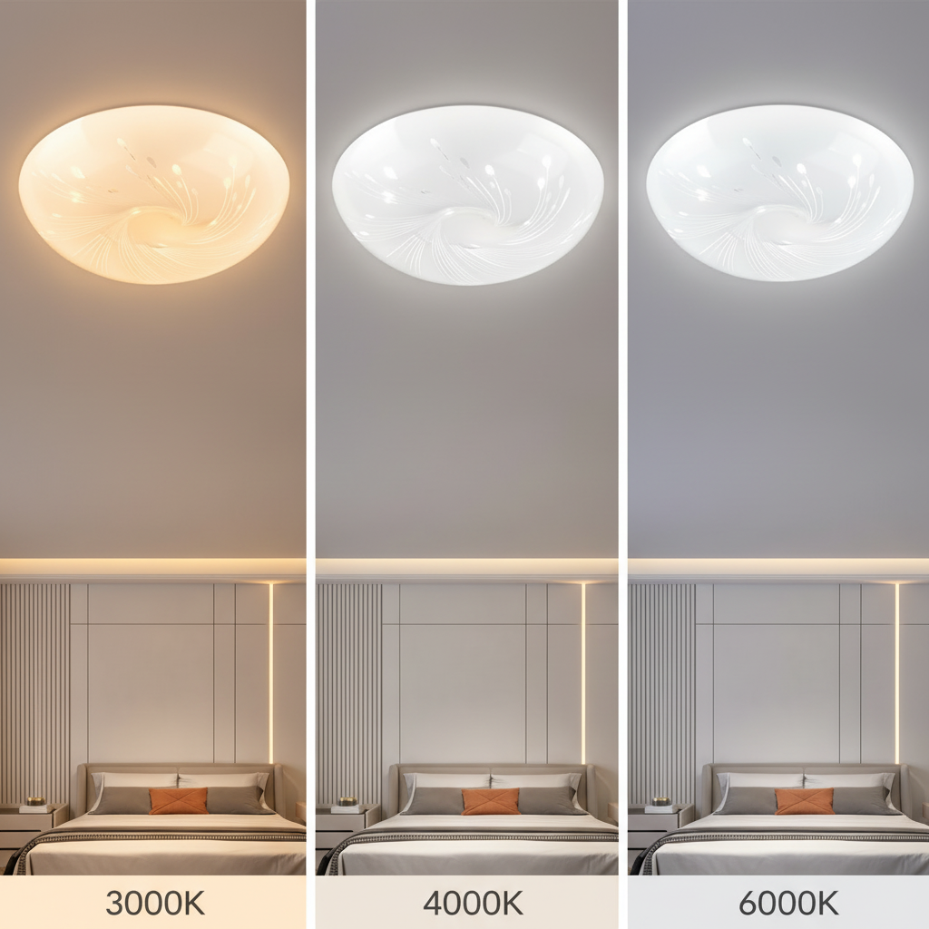 Plafonieră LED 35 cm, 31W, 3000K / 4000K / 6000K, Alb, Metal si Acril PL157/35