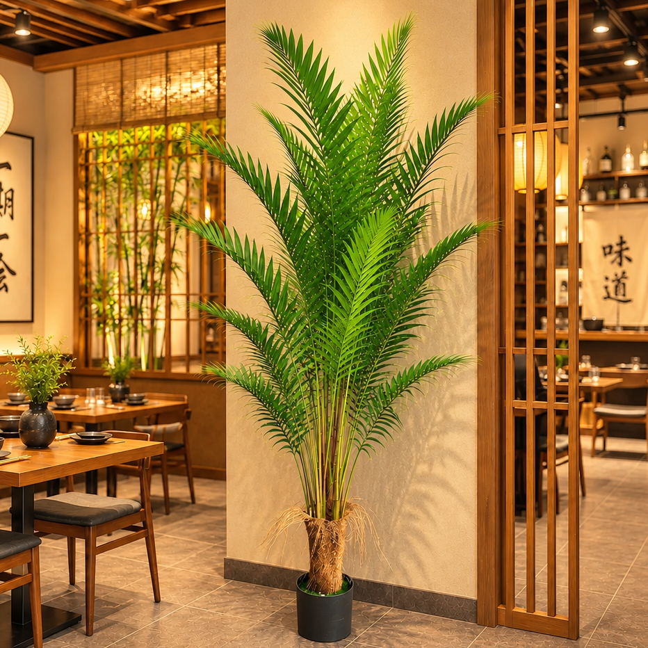Decorațiune Howea Forsteriana, 230 cm, Verde