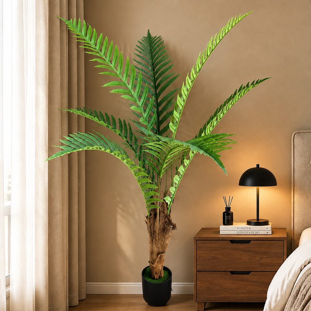 Decorațiune Roystonea Regia, 160 cm, Verde