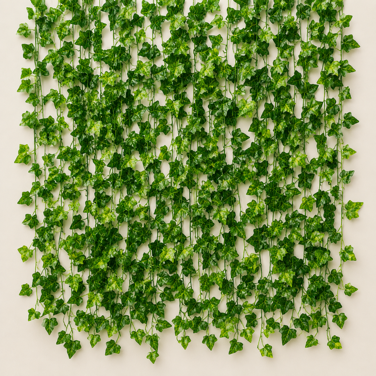 Ghirlandă Artificială din Iederă, 12 Ramuri x 72 Frunze, Verde