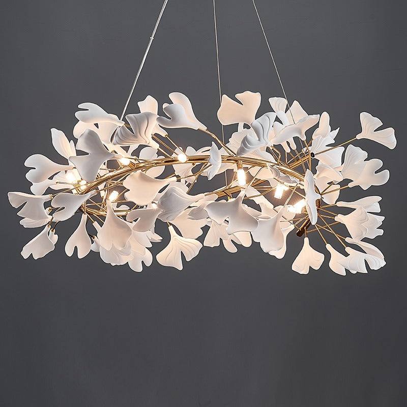 Candelabru Cristal Alpha 8XG9 Auriu Inaltime Reglabila