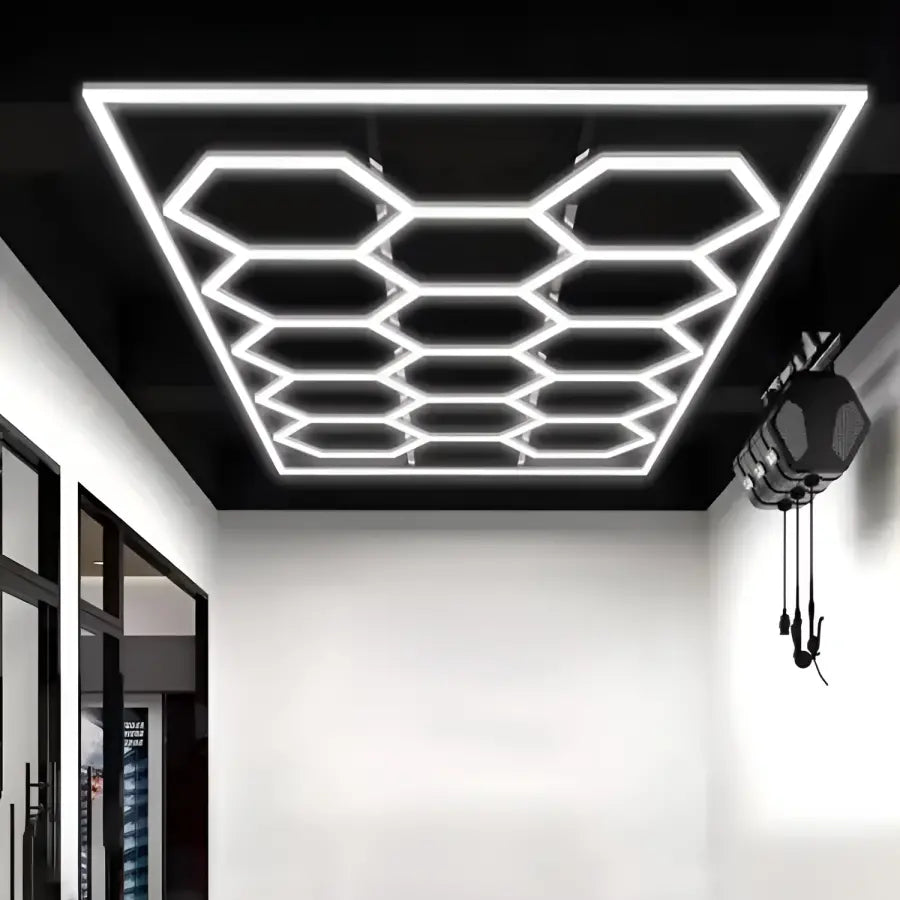 Aplica Hexagoane LED Melisia 4840mm X 2430mm