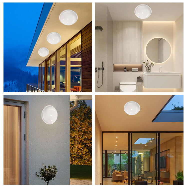 Aplica LED de Exterior AX310/162WH, Lumina Calda 3000K, Diametru 16.2cm, IP65, Alb, imaginea 4