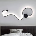 Aplica LED Delilah 36W Decorativa Lumina Rece/Calda/Neutra Metal si SIlicon Negru