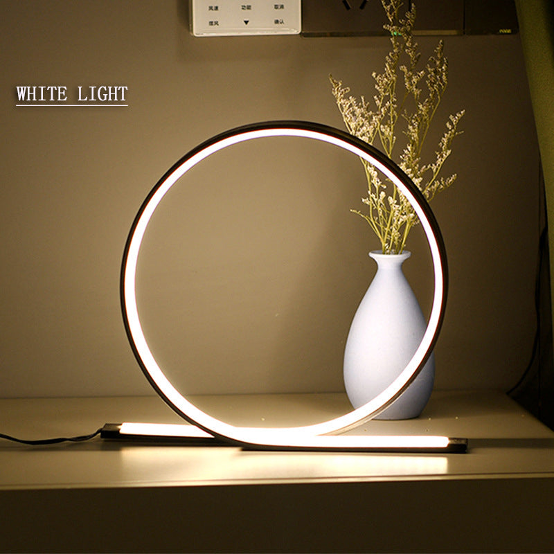 Veioza LED 21W, Lumina Rece/Calda/Neutra, Metal si Acril, Negru, imaginea 3