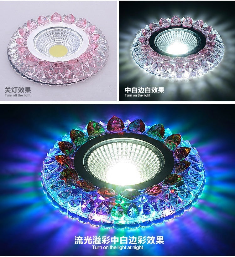 Spot LED, 4W, Lumina RGB + Rece