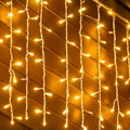Instalatie de Craciun tip Perdea Luminoasa LED, lumina calda, 300 x 100cm, 120 LED-uri