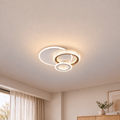 Lustra LED NYXORA 44W, 3 Cercuri, lumina Rece/Calda/Neutra, Alb