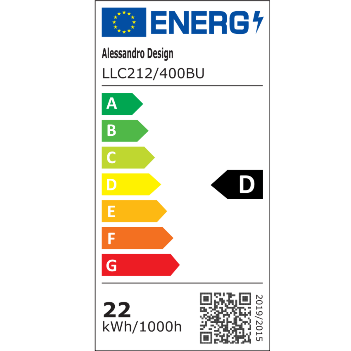 Candelabru LED Cristal LLC212/400BU Rotund, 22W, Lumina Rece/Calda/Neutra, Cristale, Crom Lucios