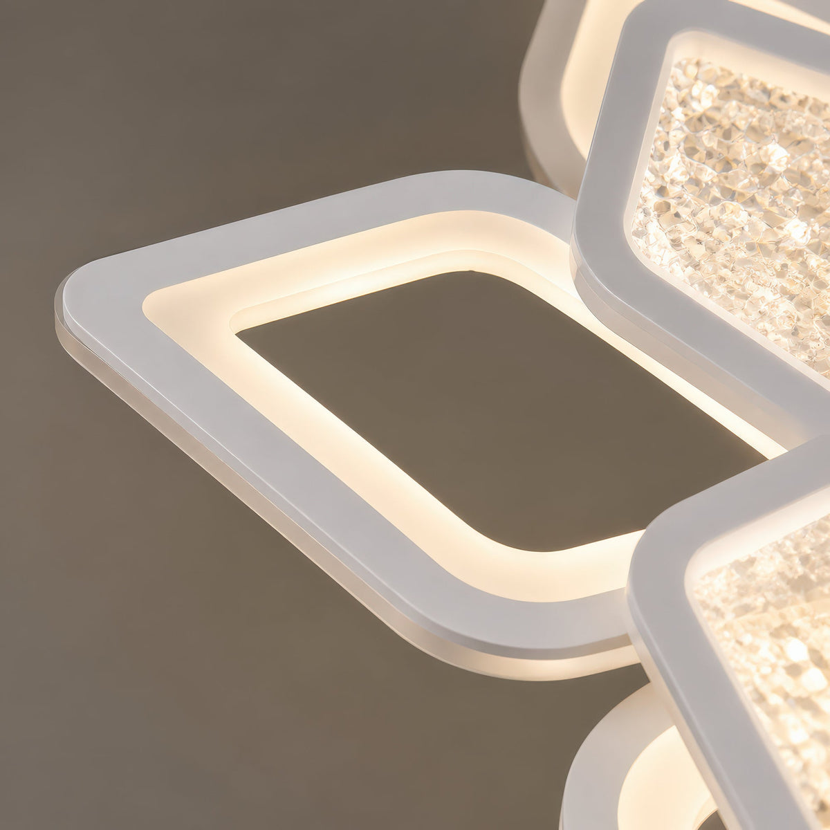 Lustra LED cu telecomanda DALIA 96W, 5 Petale, lumina Rece/Calda/Neutra, Dimabila, Alb, imaginea 8