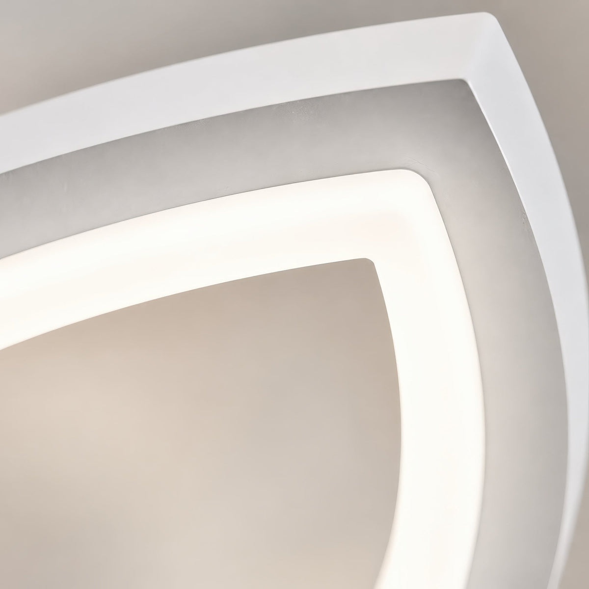 Lustra LED cu telecomanda BLUM, 108W, lumina Rece/Calda/Neutra, Dimabila, Alb, Metal si Acril