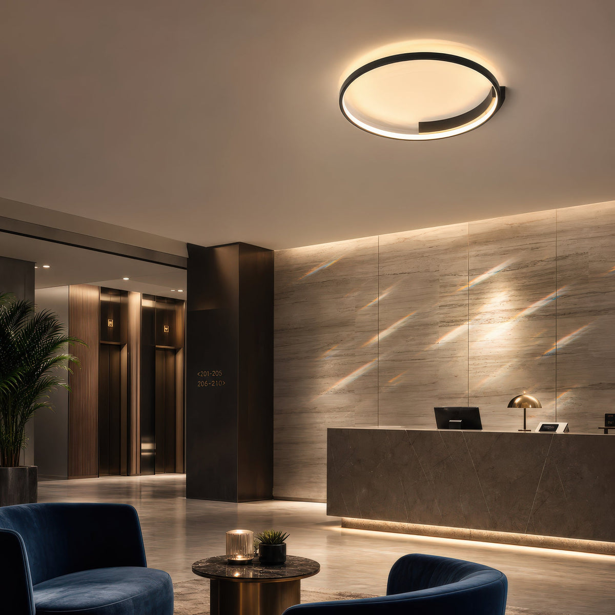 Lustra LED cu telecomanda LETIZIA 34W, Rotunda, lumina Rece/Calda/Neutra, Dimabila, Negru, imaginea 13